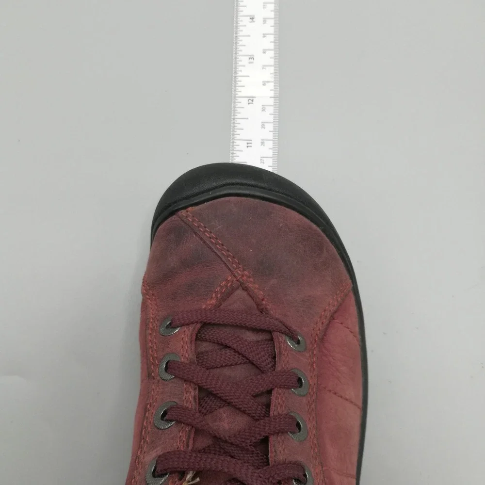 Keen Shoes‎ Womens Sneakers Presidio Red Burgundy Leather Lace Up 7